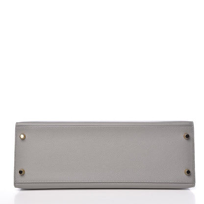 Hermes Epsom Kelly Sellier 32 Gris Mouette 6 of 47