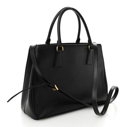 Prada Saffiano Lux Medium Tote Black 3 of 11