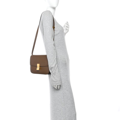 Celine Box Calfskin Medium Classic Box Flap Bag Camel 2 of 10