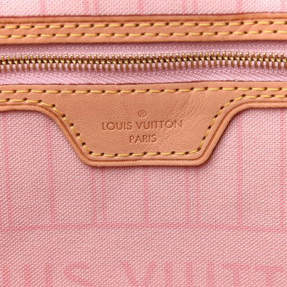 Louis Vuitton Damier Azur Neo Neverfull GM Rose Ballerine 6 of 13