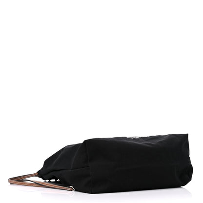 Stella McCartney Canvas Printed Drawstring Tote Bag Black 4 of 8