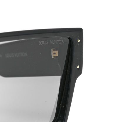 Louis Vuitton Acetate Swarovski Crystal Cyclone Sunglasses Z1578W Black 8 of 9