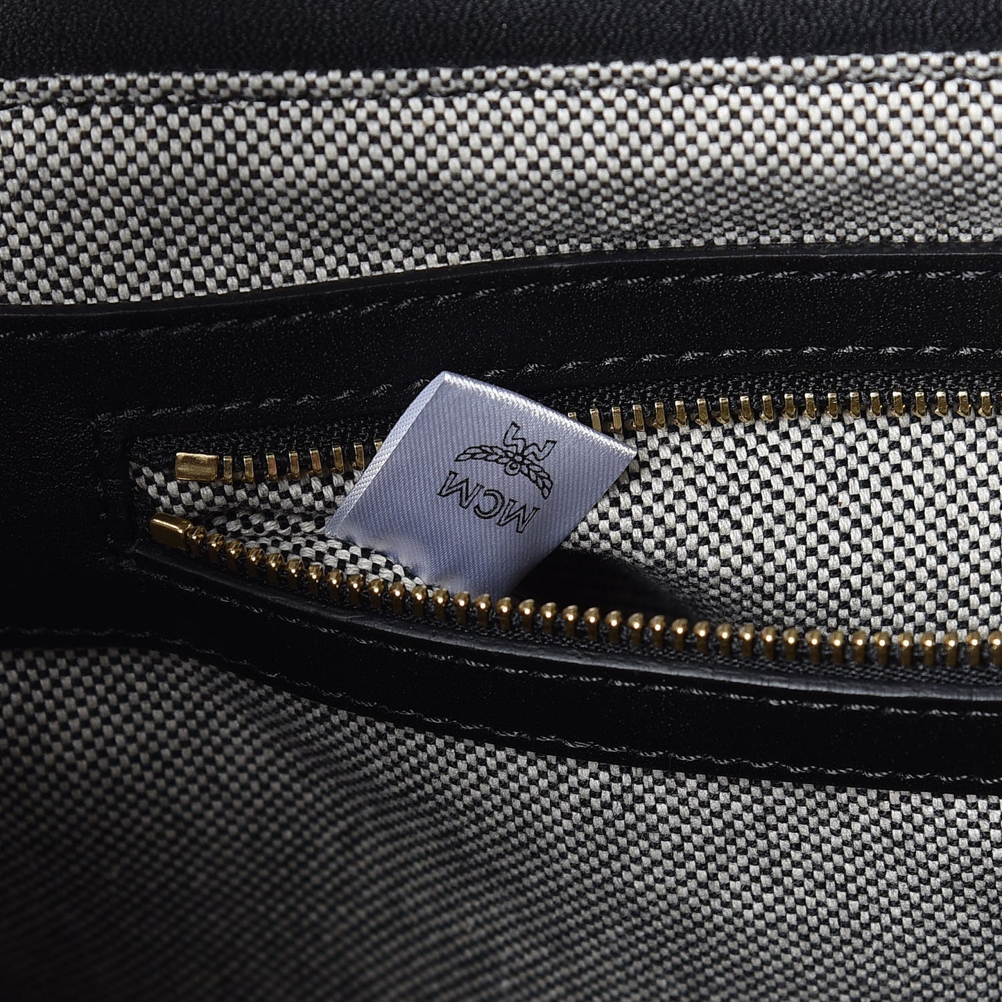 Calfskin Visetos Medium Kathy Tote Black