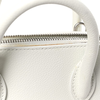 Balenciaga Grained Calfskin Logo XXS Ville Top Handle Bag White Fluo Pink 11 of 11