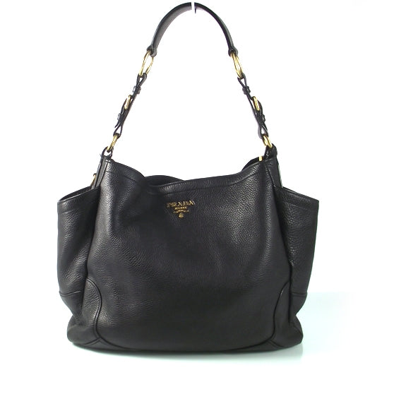 Prada Vitello Daino Double Pocket Shoulder Bag 1 of 9
