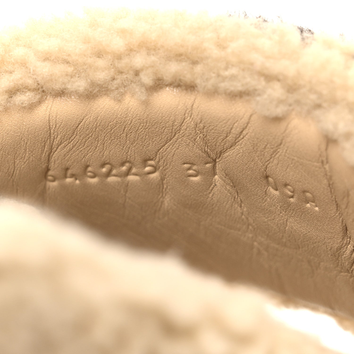 Gucci Shearling Womens Eileen Slide Sandals 37 Cocoa Butterscotch 10 of 10