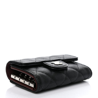 Chanel Caviar Quilted Classic 4 Key Holder Wallet Black 4 of 8
