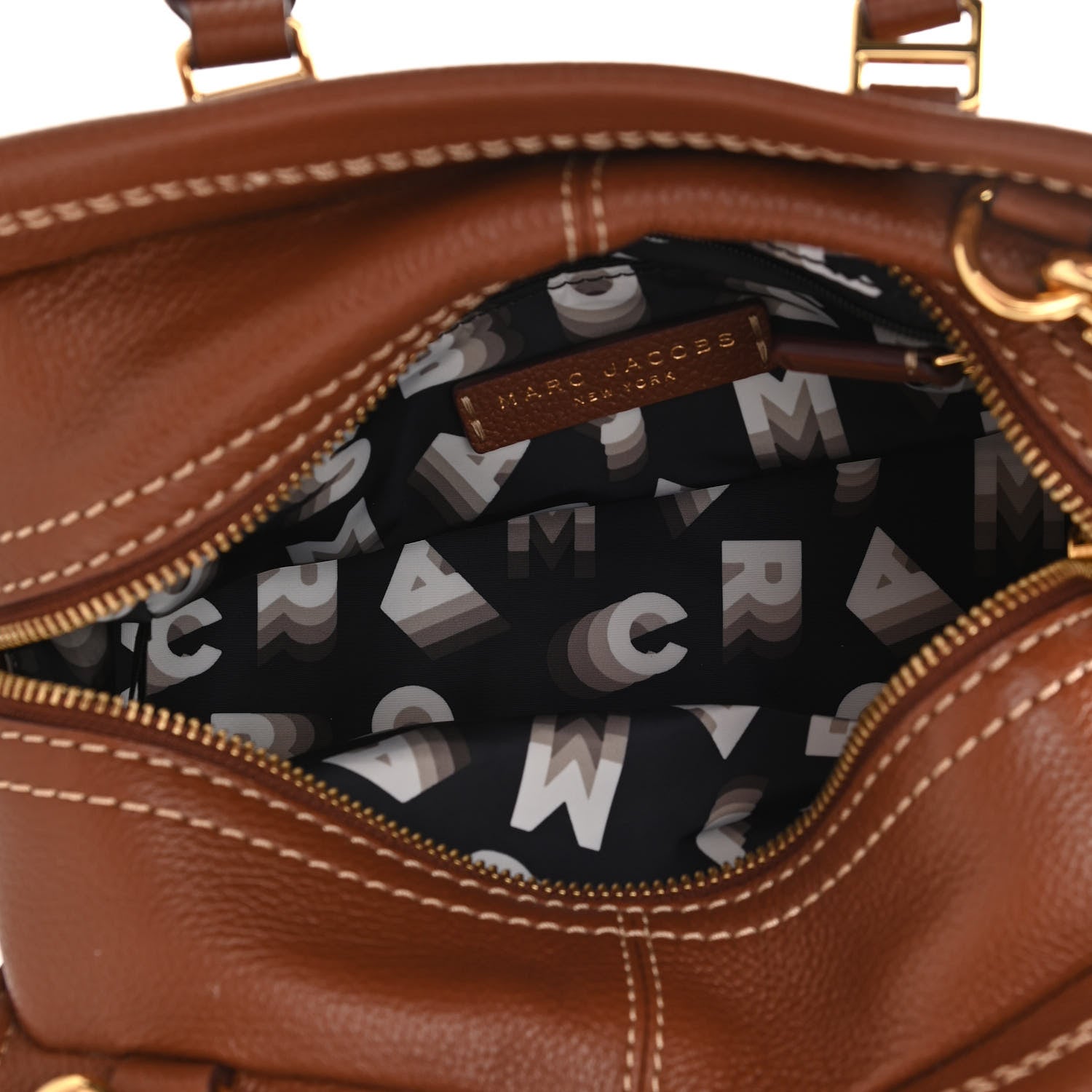 Marc Jacobs Textured Calfskin Mini Cruiser Convertible Satchel Falafel 7 of 9