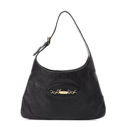 Gucci Guccissima Punch Hobo Black 1 of 8
