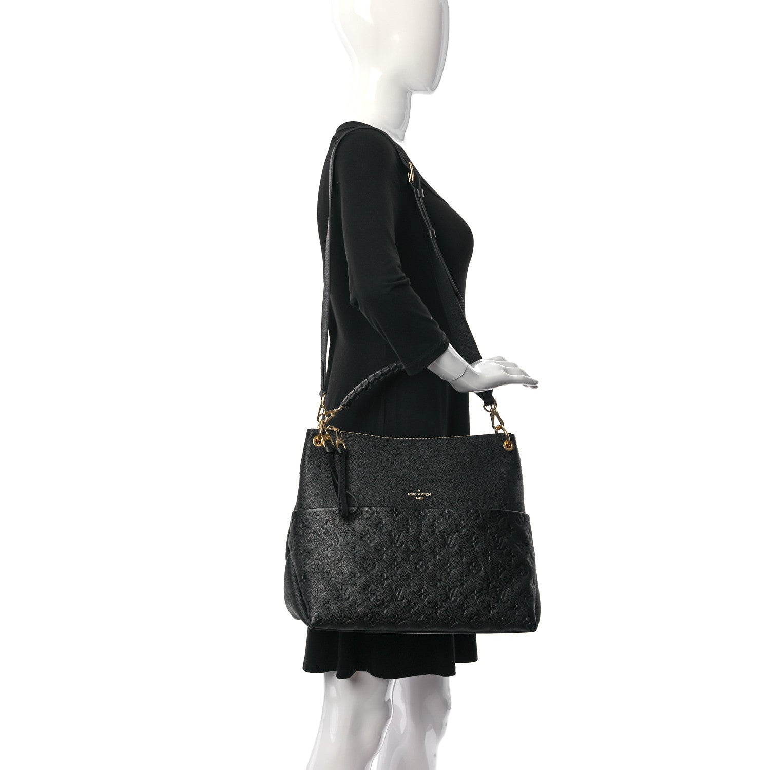 Louis Vuitton Empreinte Maida Hobo Black 2 of 9