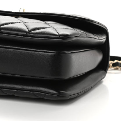 Chanel Lambskin Quilted Small Trendy CC Dual Handle Flap Bag Black 8 of 8