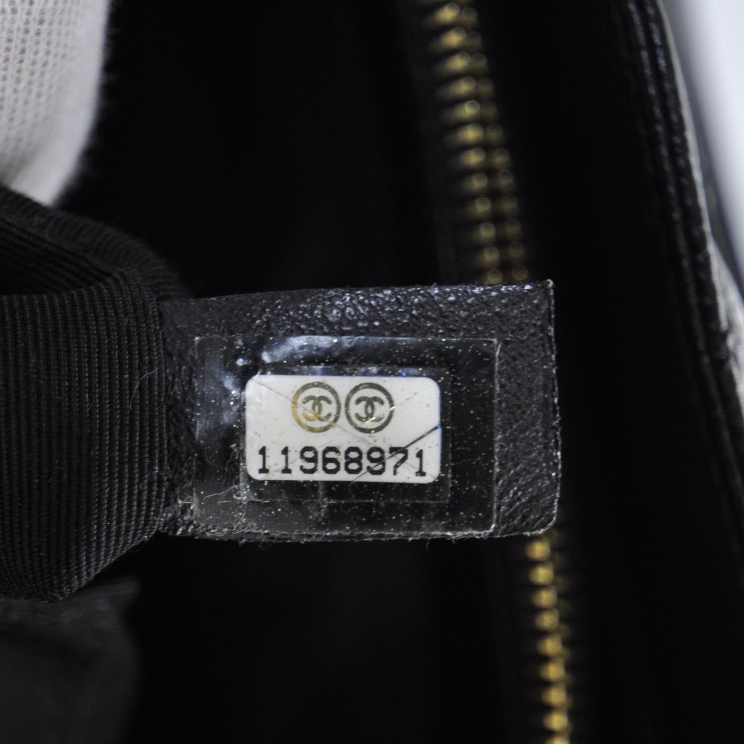 Chanel Caviar Quilted Grand Shopping Tote GST Black 8 of 9