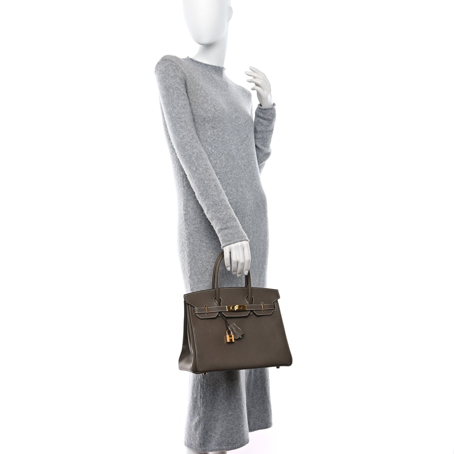 Epsom Birkin 30 Etoupe