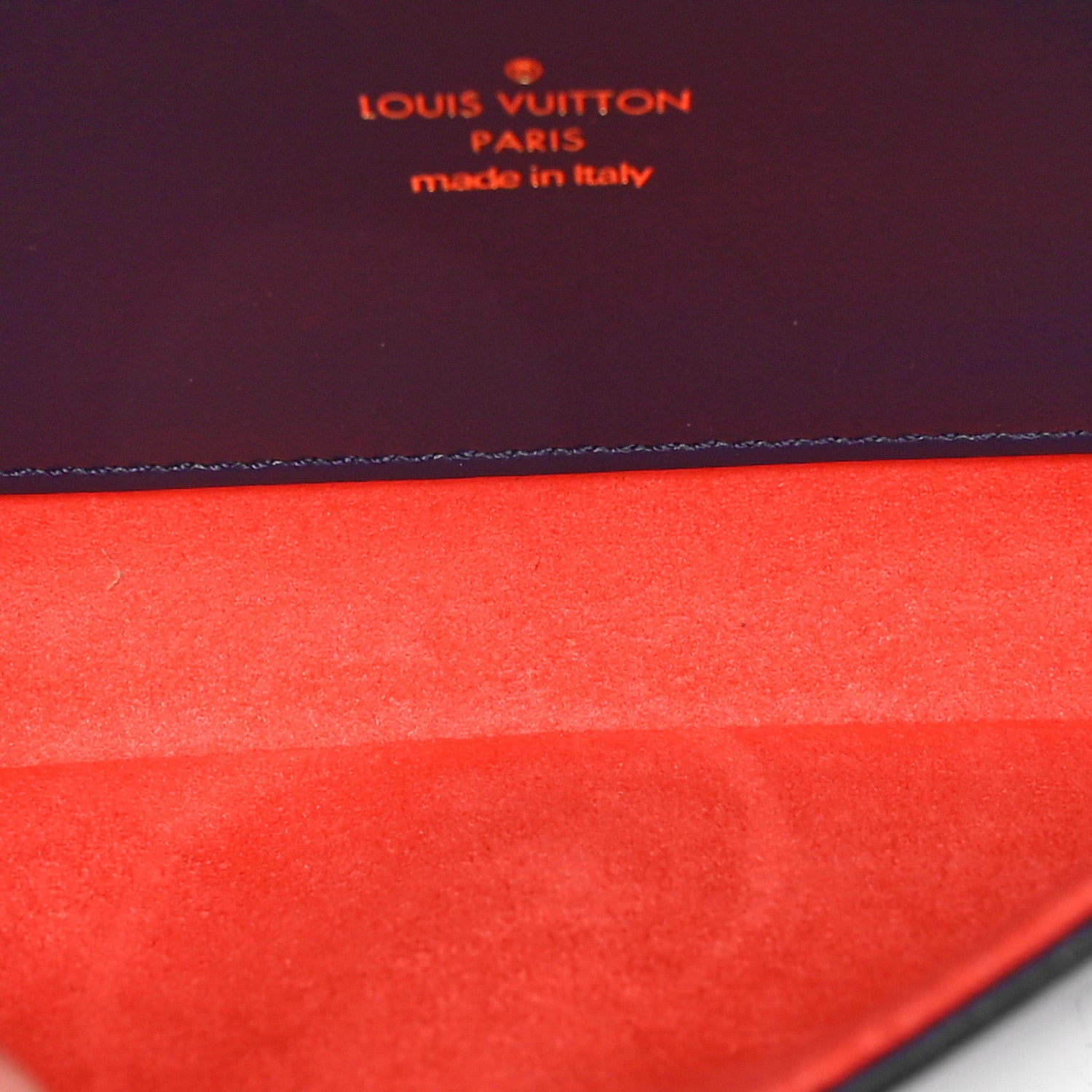 Louis Vuitton Lambskin Embossed Monogram LV Garden Pochette Coussin Navy 5 of 9