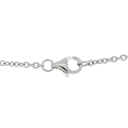 Cartier 18K White Gold Interlocking LOVE Necklace 5 of 5