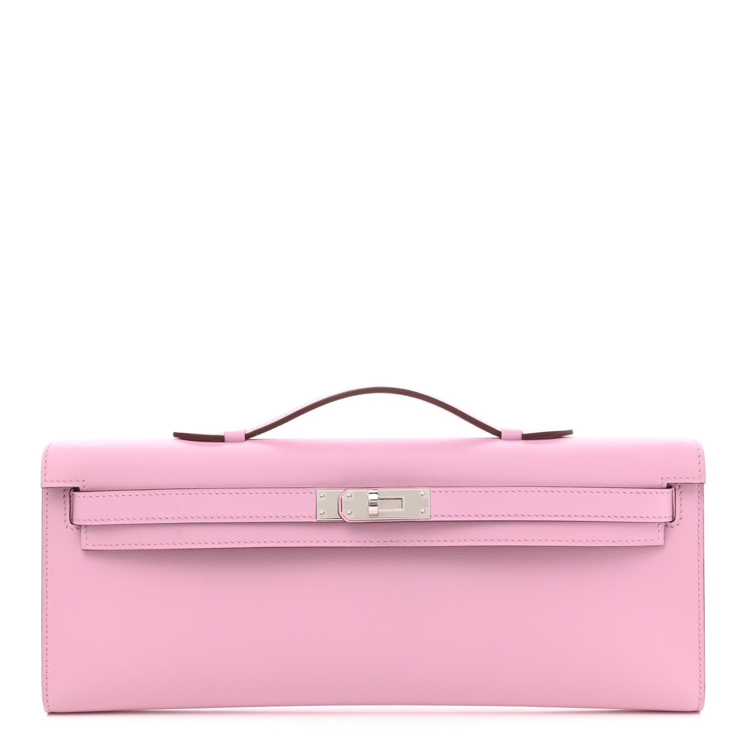 Hermes Swift Kelly Cut Clutch Pochette Mauve Sylvestre 1 of 8