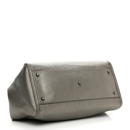 Gucci Metallic Cellarius Calfskin Medium Soho Shoulder Bag Sasso 4 of 10