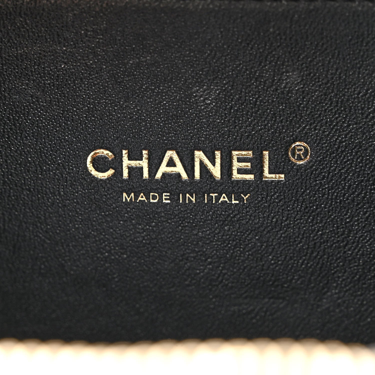 Chanel Caviar Quilted Small CC Filigree Vanity Case Beige Black 6 of 11