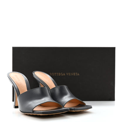 Bottega Veneta Lambskin Stretch Mule Sandals 36 Light Graphite 10 of 10