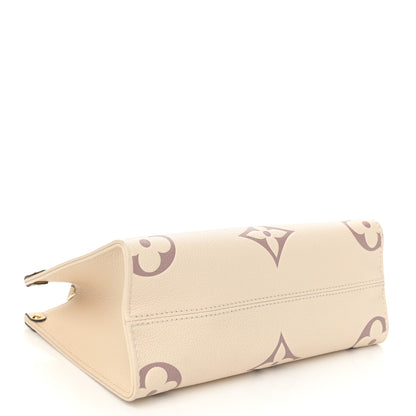 Louis Vuitton Empreinte Monogram Giant Onthego PM Creme Bois de Rose 4 of 10