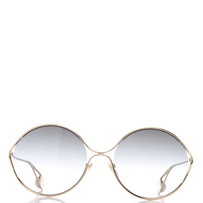 Gucci Round Pearl Tip Sunglasses GG0253S Gold 3 of 7