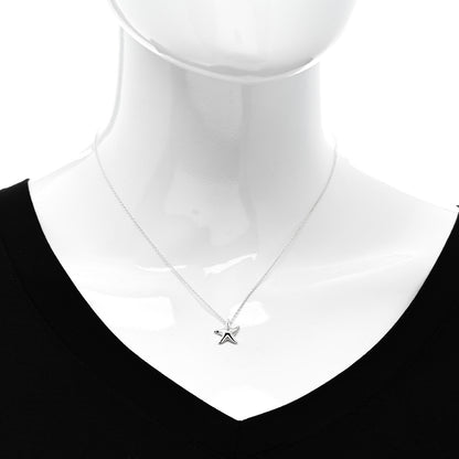 Tiffany Sterling Silver 12mm Elsa Peretti Starfish Pendant Necklace 2 of 6