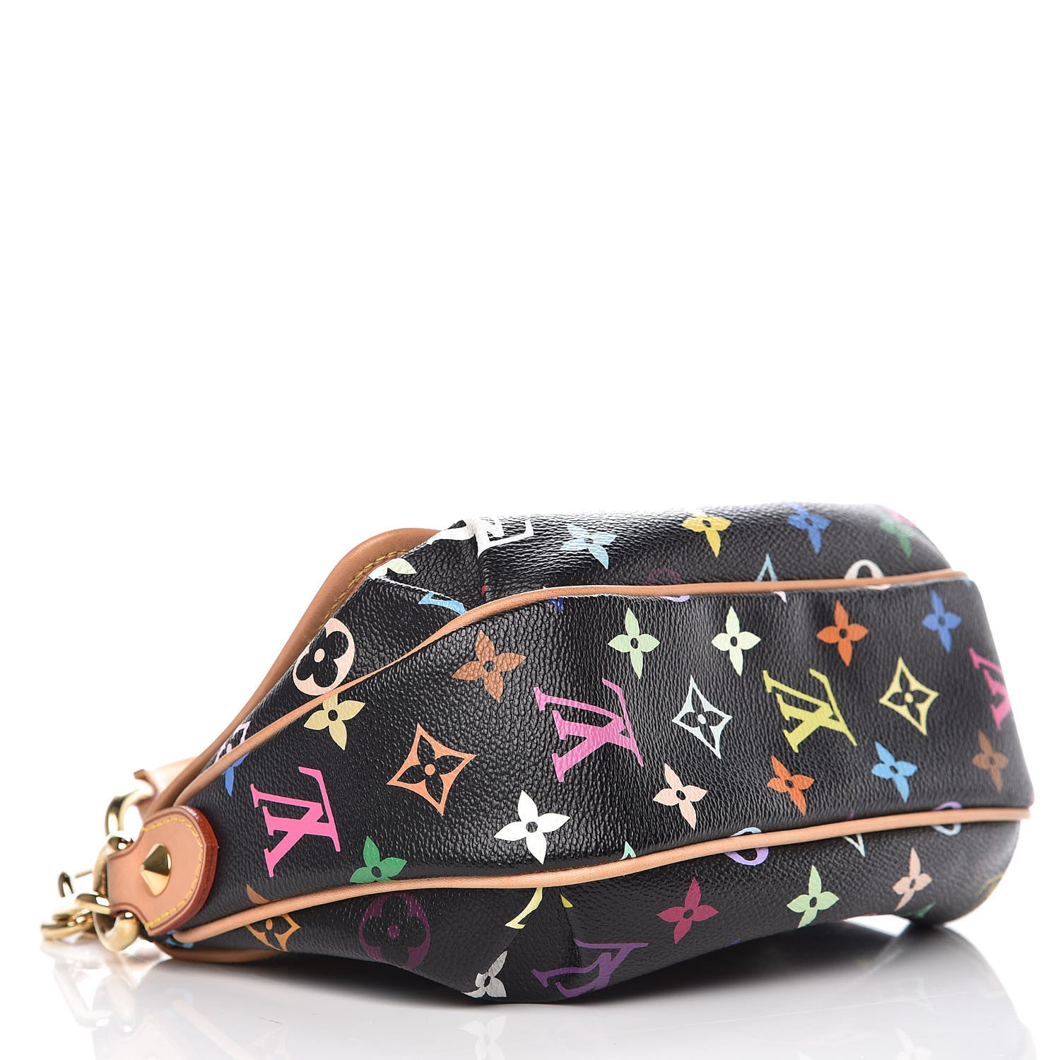 Louis Vuitton Monogram Multicolor Patti Black 4 of 13