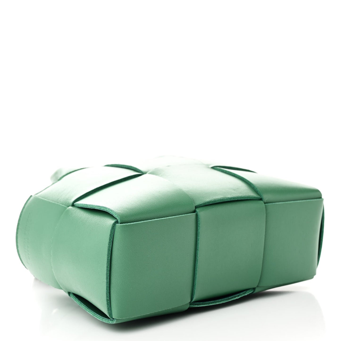 Nappa Maxi Intreccio Mini Arco Tote Green