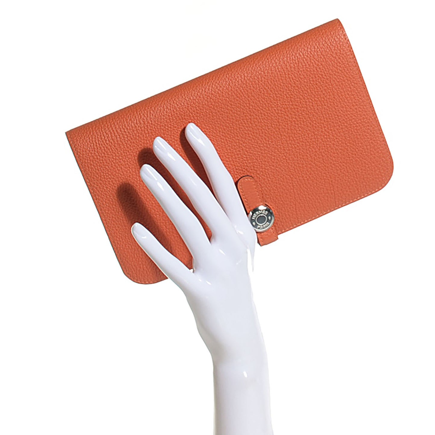 Togo Dogon Duo Wallet Orange