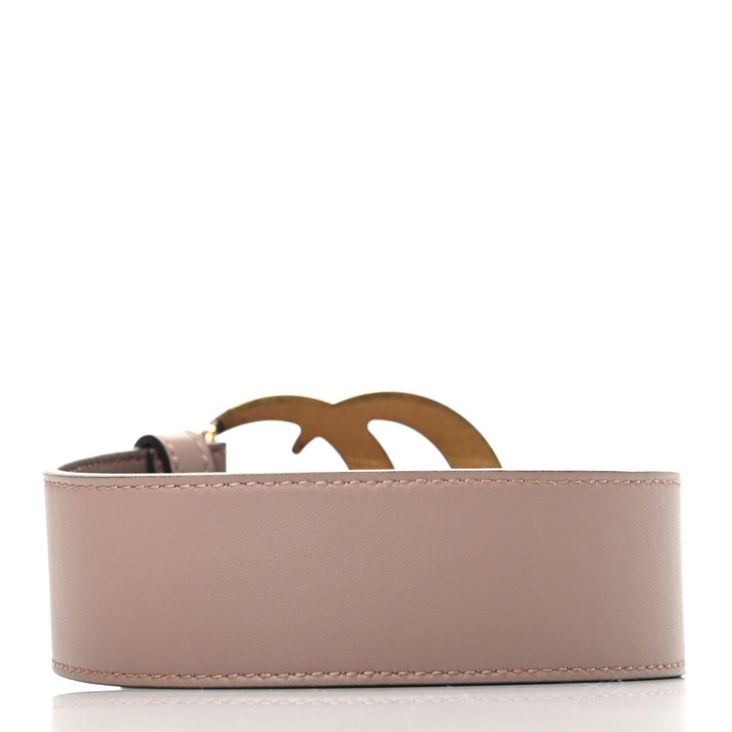 Gucci Calfskin Double G 40mm Belt 80 32 Porcelain Rose 2 of 5