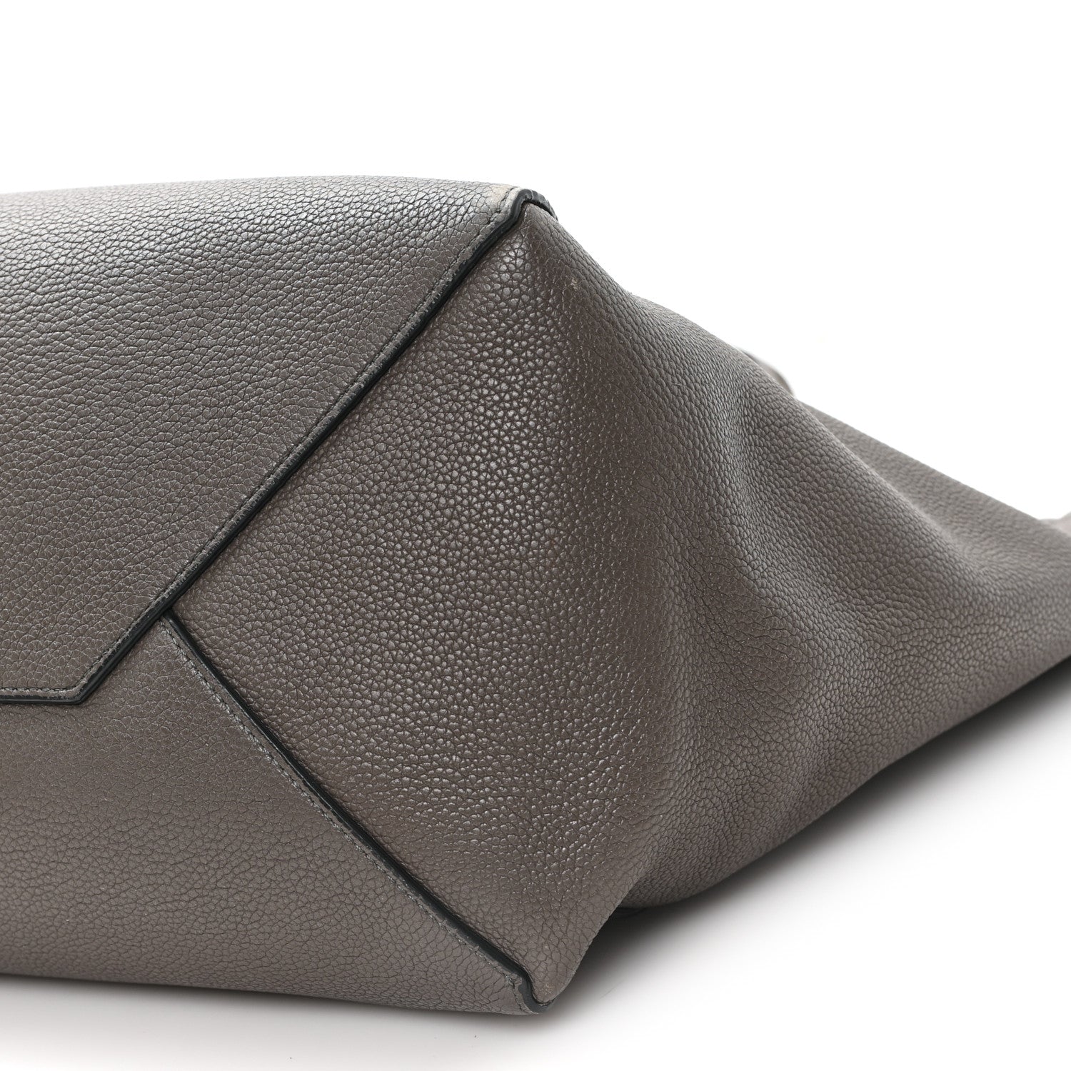 Celine Soft Grained Calfskin Small Belt Cabas Phantom Taupe 9 of 12