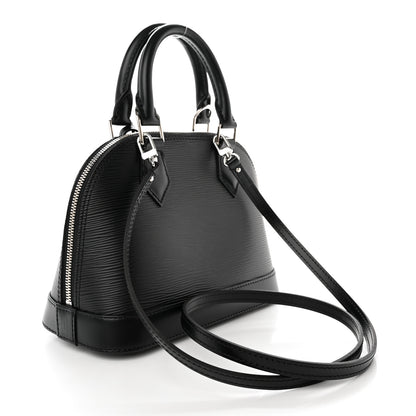 Louis Vuitton Epi Alma BB Black 2 of 9