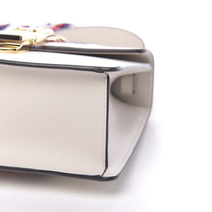 Gucci Calfskin Mini Sylvie Top Handle Bag White 10 of 10