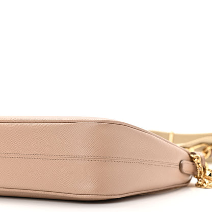 Prada Saffiano Re-Edition 2005 Shoulder Bag Cammeo Beige 9 of 9
