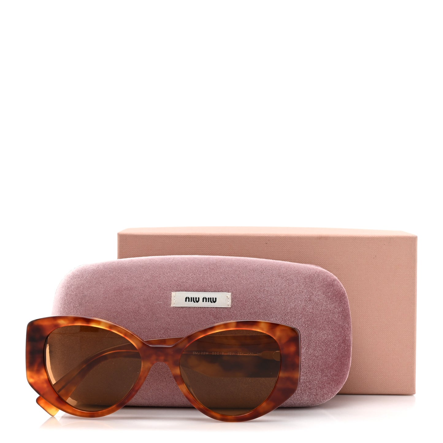 Acetate Sunglasses SMU03W Tortoise Off White