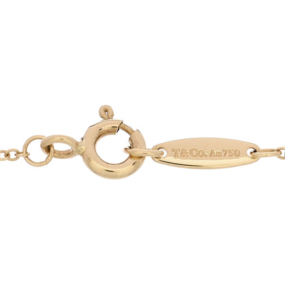 Tiffany 18K Yellow Gold Diamond .15ctw Elsa Peretti Diamonds by the Yard Station Bracelet 3 of 4