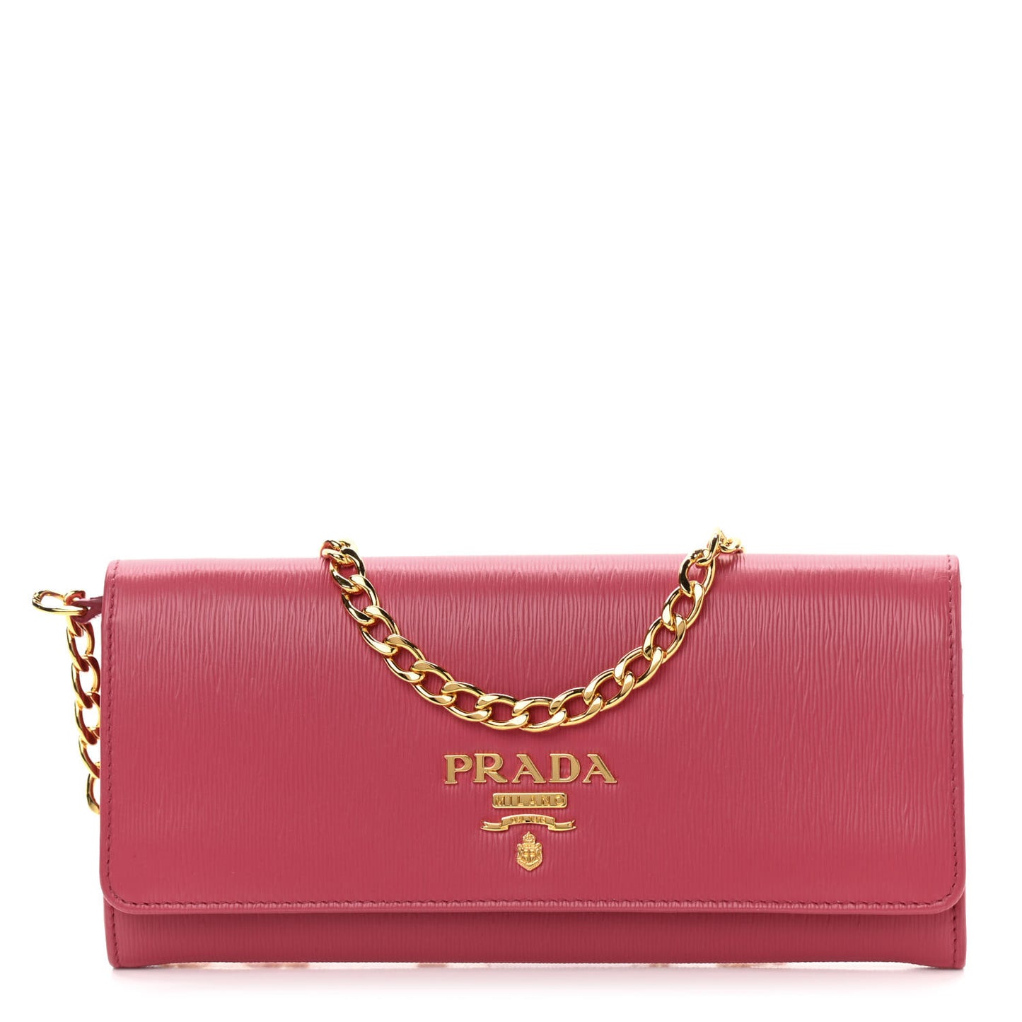 Vitello Move Metal Oro Chain Wallet Peonia