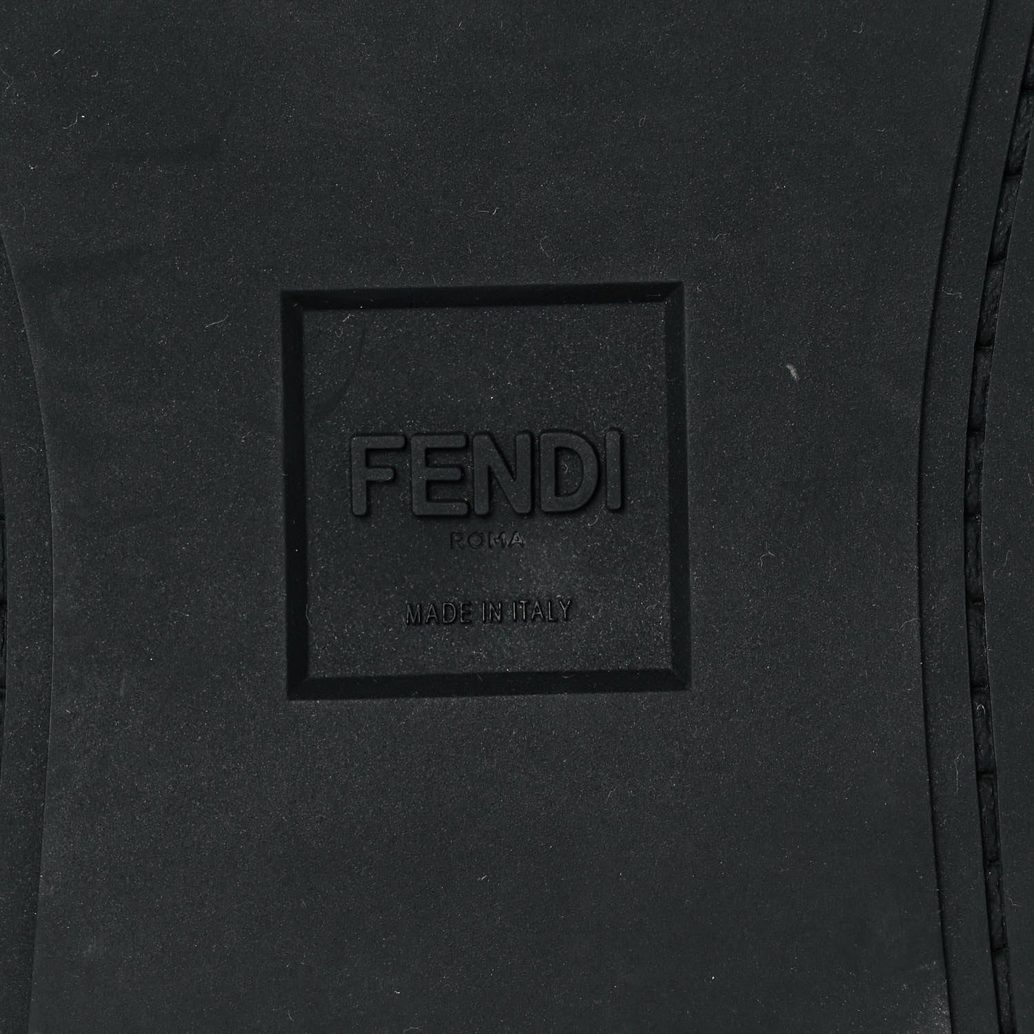 Fendi Jersey Vitello Mens Low Top Sneakers 8 Black Giallo Fluo 6 of 8