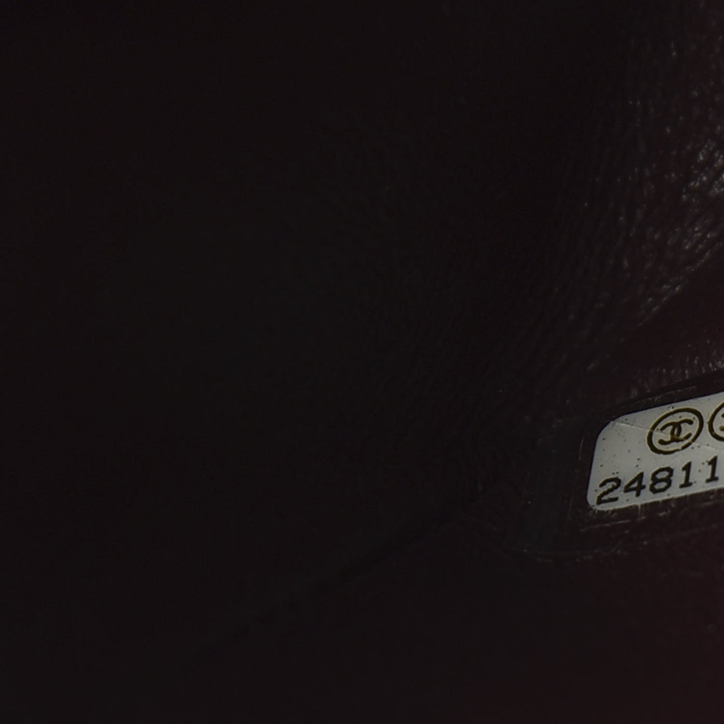 Aged Calfskin Space Charms 2.55 Reissue 225 Flap Black