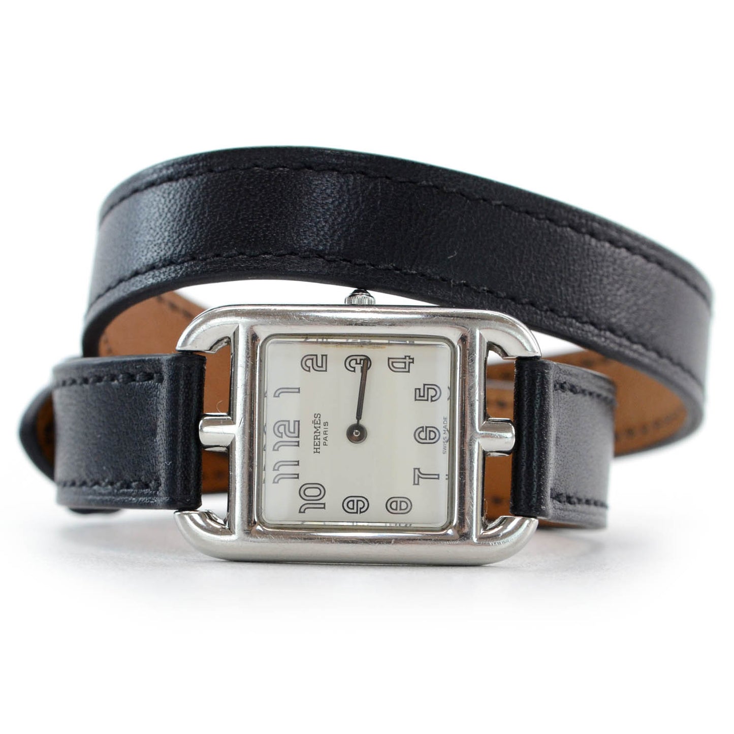 Stainless Steel Barenia 23mm Cape Cod Double Tour Quartz Watch Noir