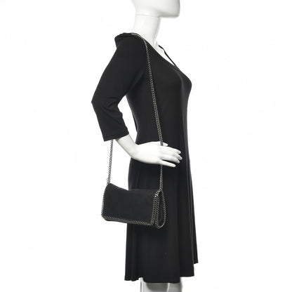 Stella McCartney Shaggy Deer Falabella Crossbody Bag Black 2 of 11