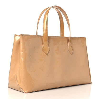 Louis Vuitton Vernis Wilshire PM Blanc Corail 2 of 6