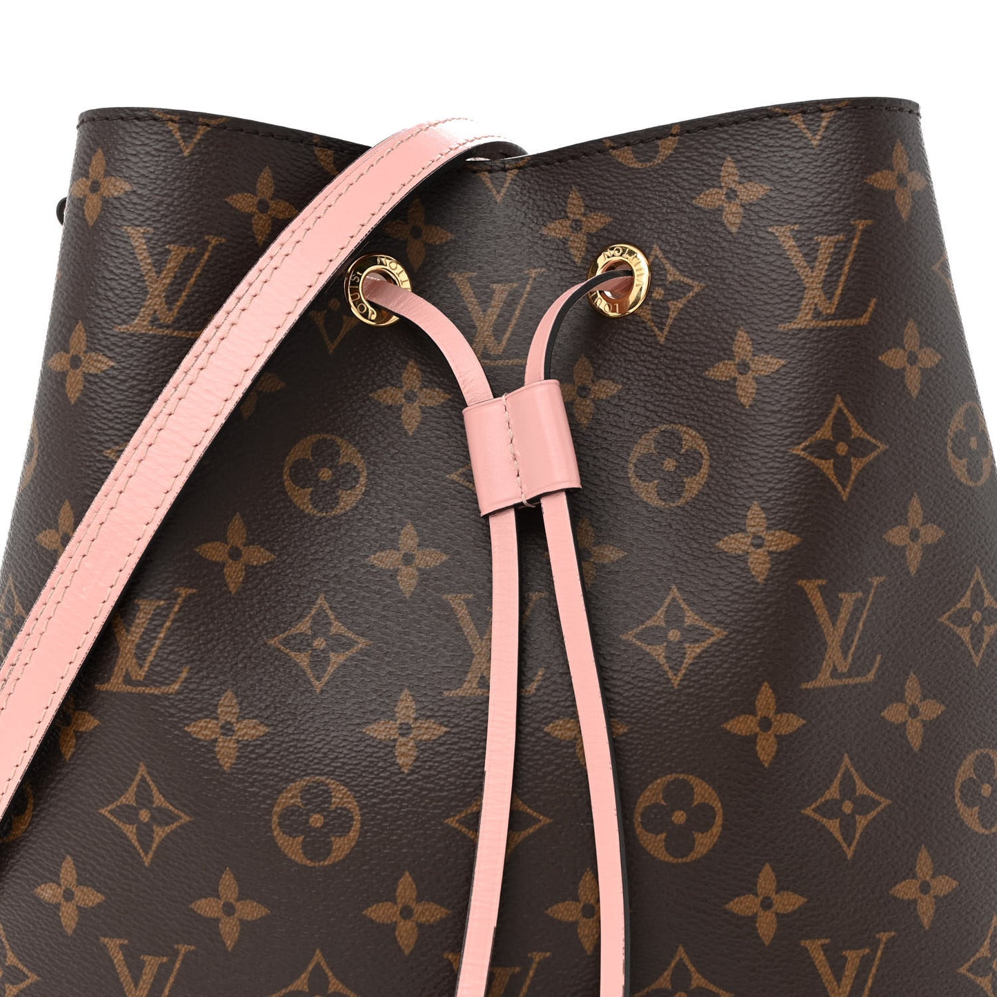 LOUIS VUITTON Monogram Neonoe MM Rose Poudre