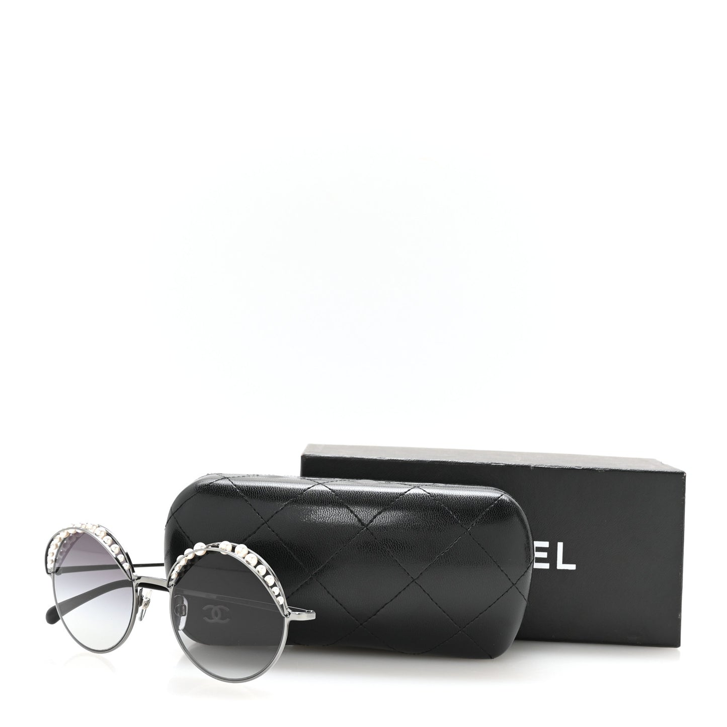 Pearl Round Sunglasses 4234-H Black
