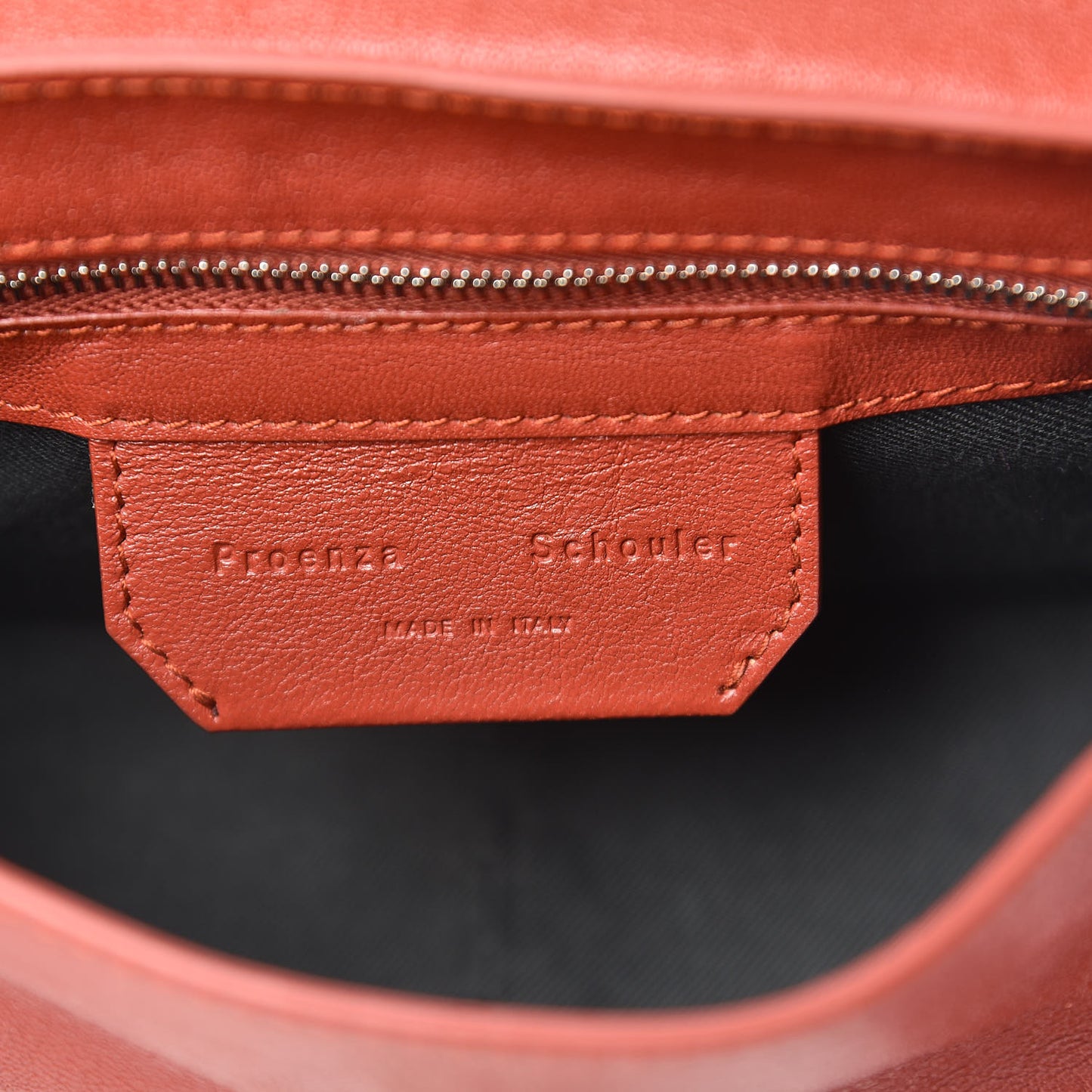 Lambskin PS1 Mini Crossbody Bag Rust