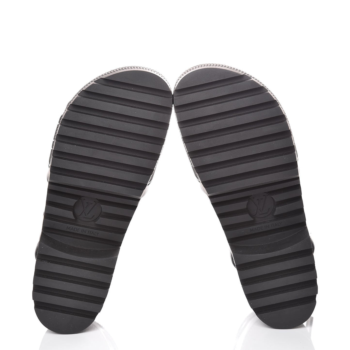 Patent Calfskin Laureate Platform Sandals 35 Black