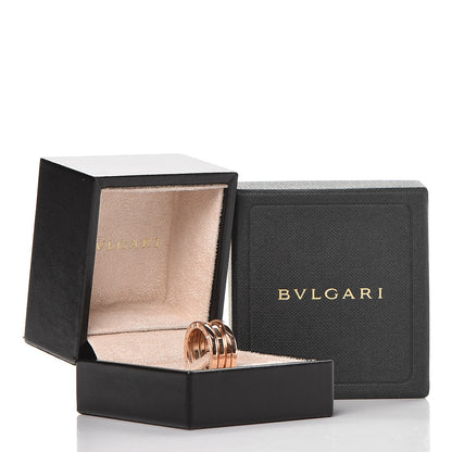 Bulgari 18K Rose Gold B.Zero1 3 Band Ring 52 6 6 of 6