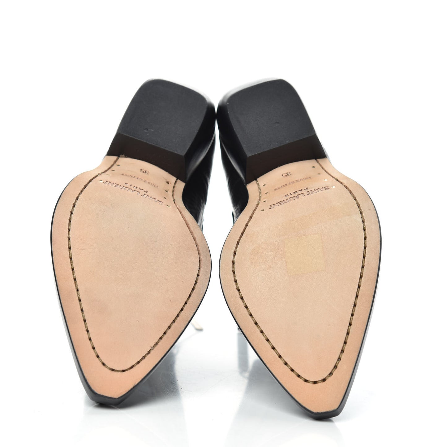 Calfskin Theo Ankle Boots 35 Black