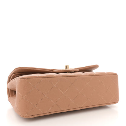 Chanel Caviar Quilted Small Double Flap Light Brown 4 of 12
