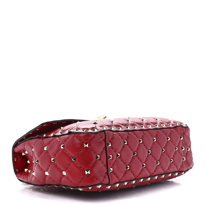 Valentino Garavani Nappa Medium Rockstud Spike Shoulder Bag Rosso Valentino 4 of 11